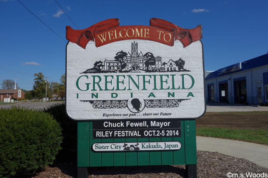 greenfield indiana sign