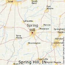 spring hill indiana map