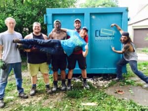 greenway dumpster in indy