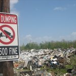 illegal dumping indianapolis sign