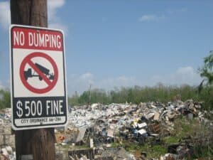 A dump yard managed by Greenway.
