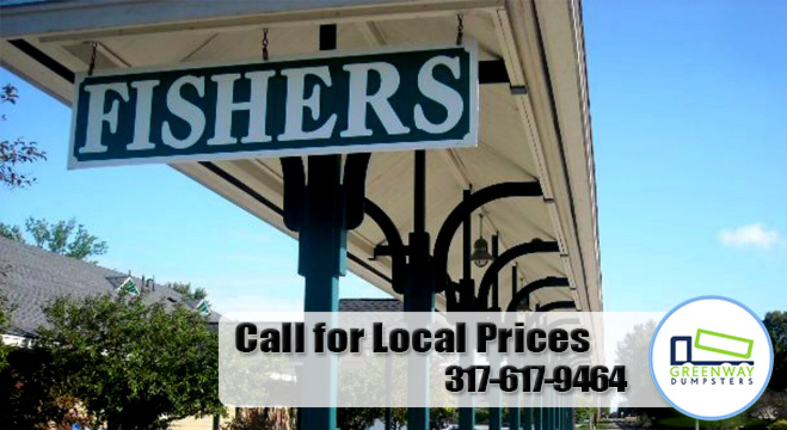 A view of the Fishers bus station.