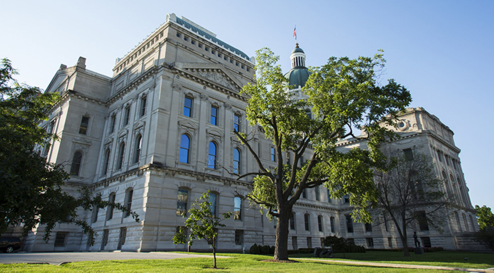 Indiana State Capitol Building in Indianapolis.
