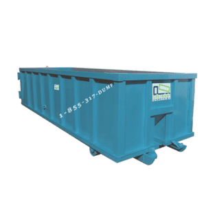 A 25-yard dumpster from Greenway Dumpster Rentals.