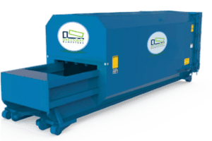 A 35-yard self-contained compactor for high-capacity waste disposal.