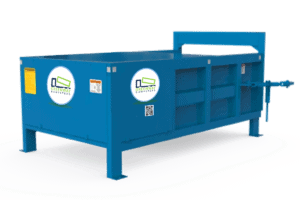 A Greenway stationary compactor for efficient waste management.